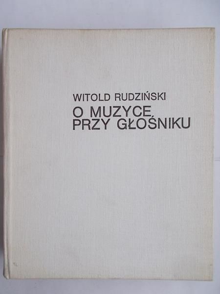 O muzyce przy głośniku