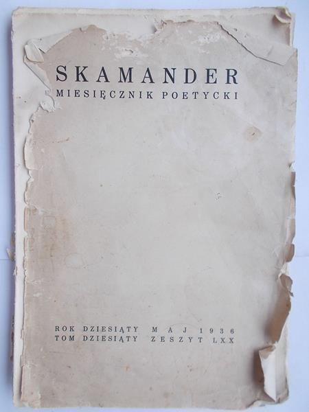 Skamander. Miesięcznik poetycki, 1936 r.