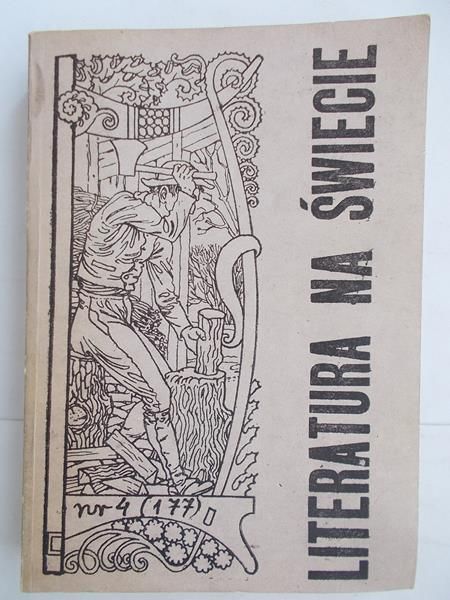 Bielska-Zientarska Maria (red.) - Literatura na świecie, miesięcznik nr 4/177