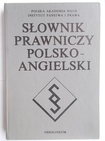 Słownik prawniczy polsko-angielski