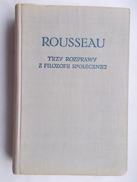 Trzy rozprawy z filozofii społecznej