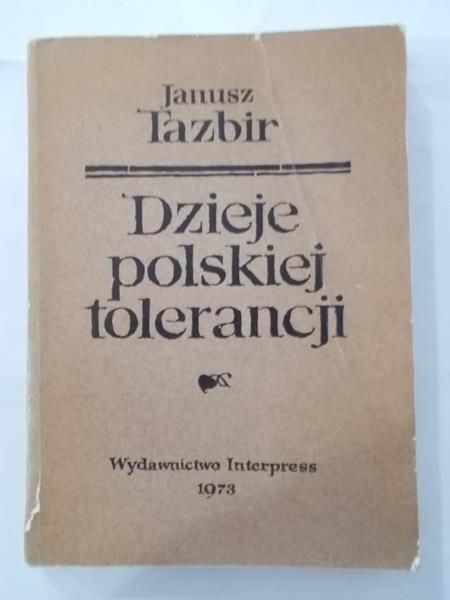 Dzieje polskiej tolerancji