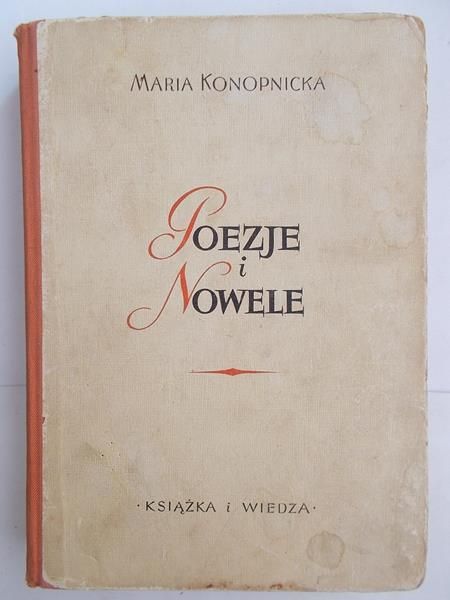 Poezje i nowele