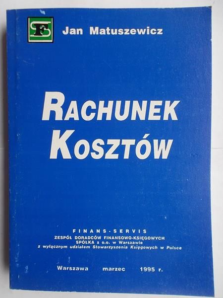 Rachunek kosztów