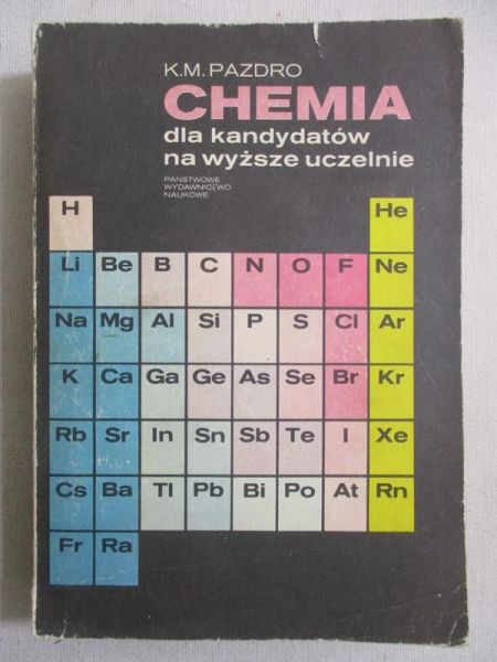 Chemia dla kandydatów na wyższe uczelnie