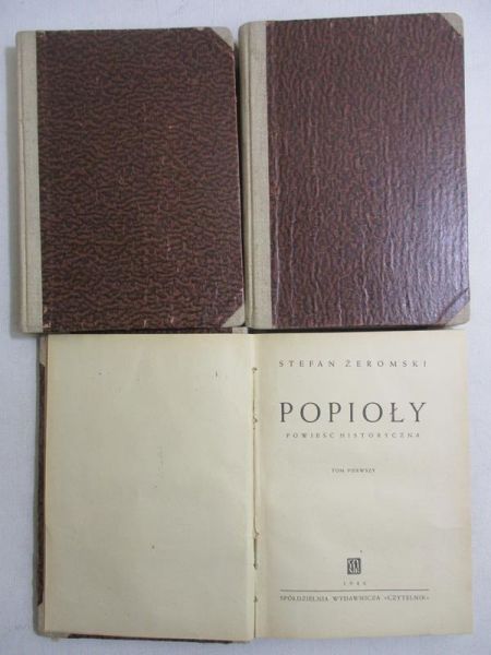 Popioły. Tom I-III, 1946 r.