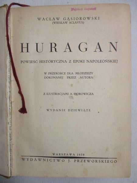 Huragan, 1939 r.