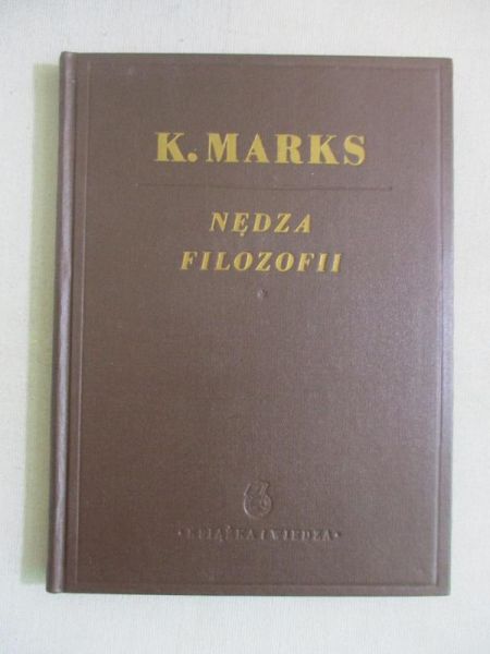 Nędza filozofii, 1949r.