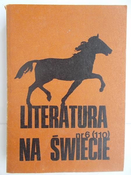 Literatura na świecie nr. 6 (110)