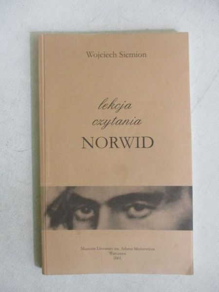 Norwid. Lekcja czytania
