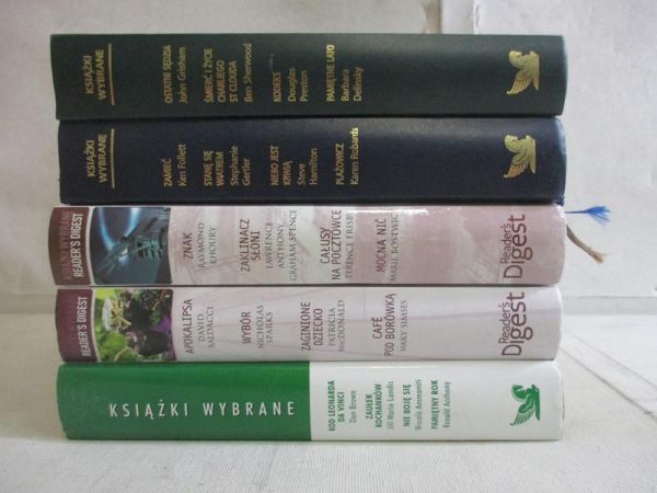 Książki wybrane Reader's Digest, 5 książek