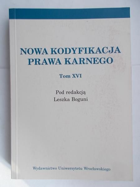 Nowa kodyfikacja prawa karnego