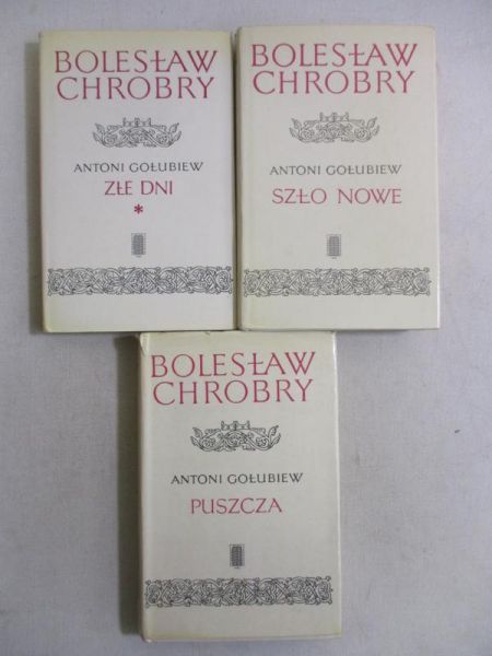 Bolesław Chrobry, zestaw 3 książek