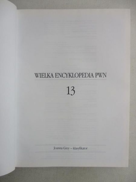 Wielka Encyklopedia PWN, Tom XIII