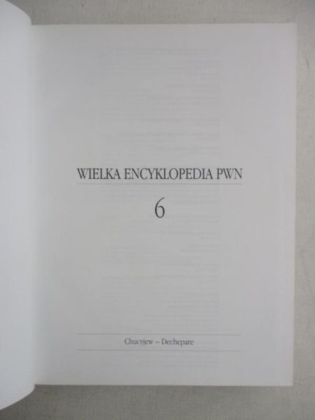 Wielka Encyklopedia PWN, Tom VI
