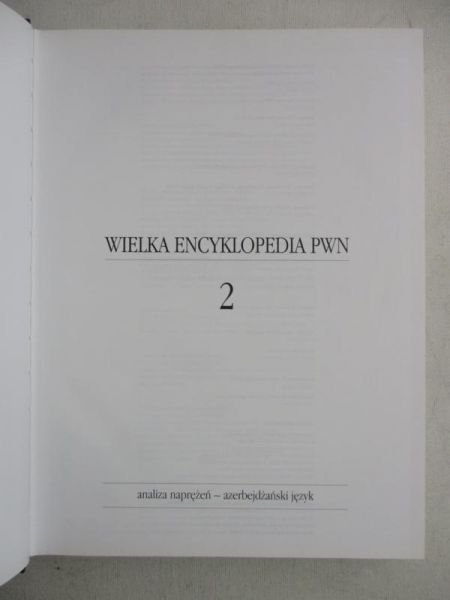 Wielka Encyklopedia PWN, Tom II