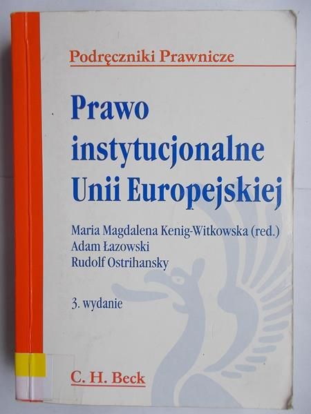 Prawo instytucjonalne Unii Europejskiej