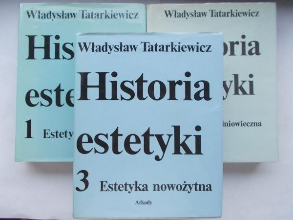Historia estetyki, Tom I-III