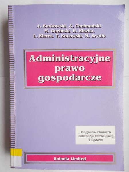 Administracyjne prawo gospodarcze