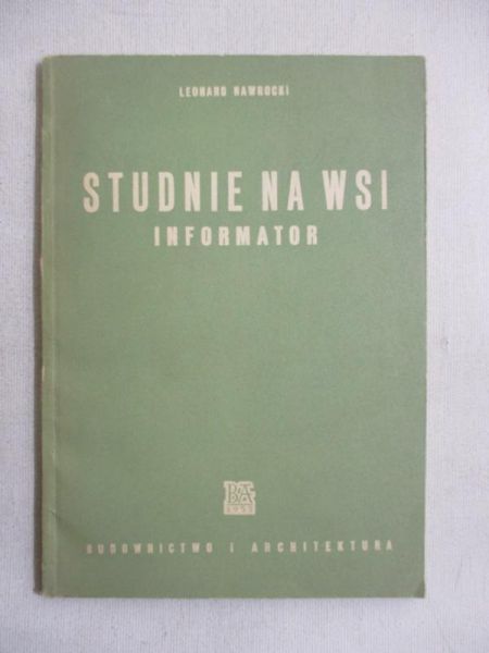 Studnie na wsi. Informator