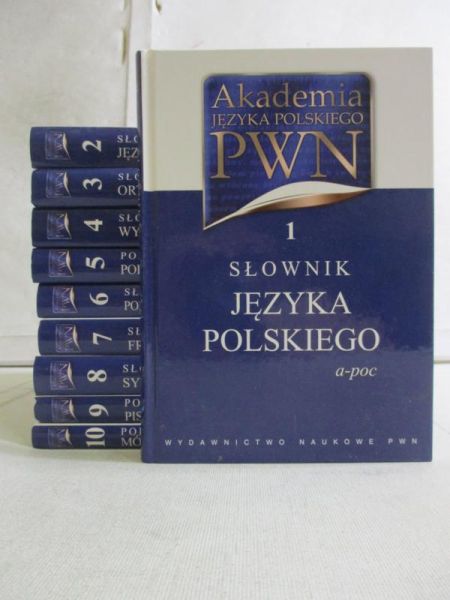 Akademia Języka Polskiego PWN tom 1-10 zestaw