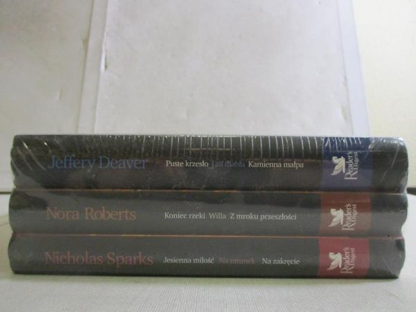 Reader's Digest poleca: Mistrzowie powieści, 3 książki, NOWA