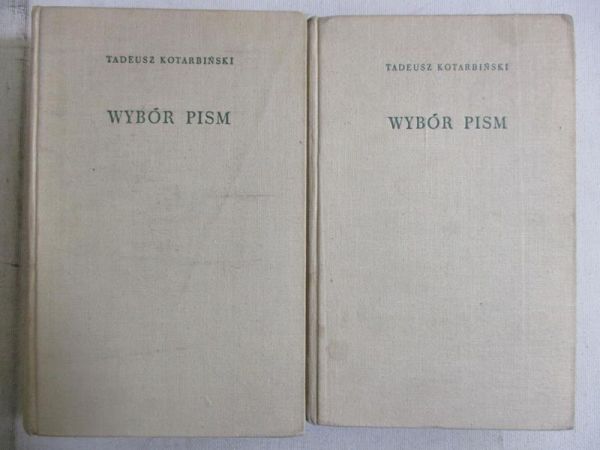 Wybór pism, Tom I-II