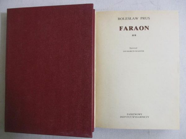 Prus Bolesław  -  Faraon, Tom I-II
