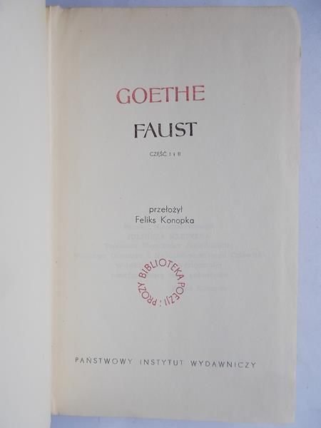 Goethe - Faust