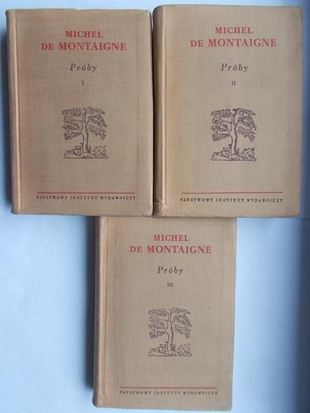 De Montaigne - Próby I-III