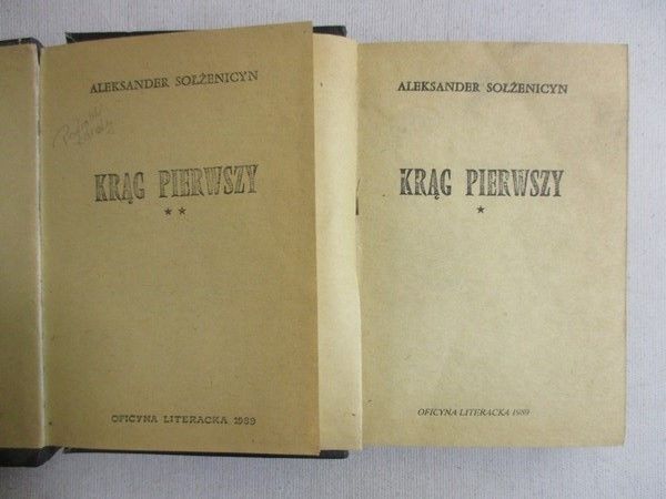 Krąg pierwszy T. I-II