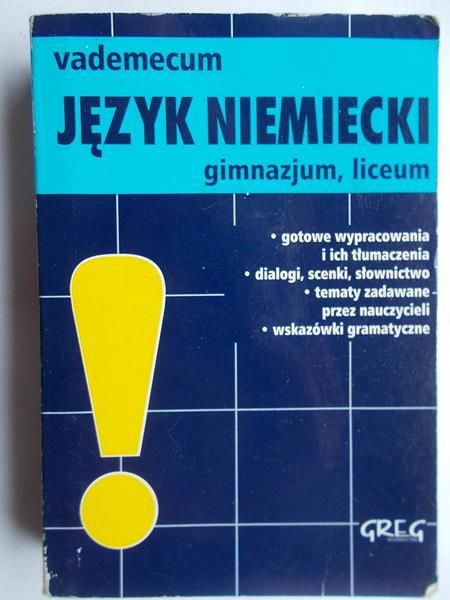 Język niemiecki, vademecum