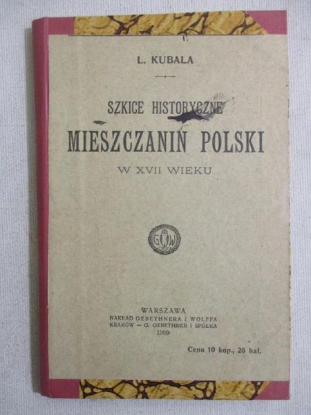 Mieszczanin polski w XVII wieku, Oblężenie Zbaraża, 1909 r.