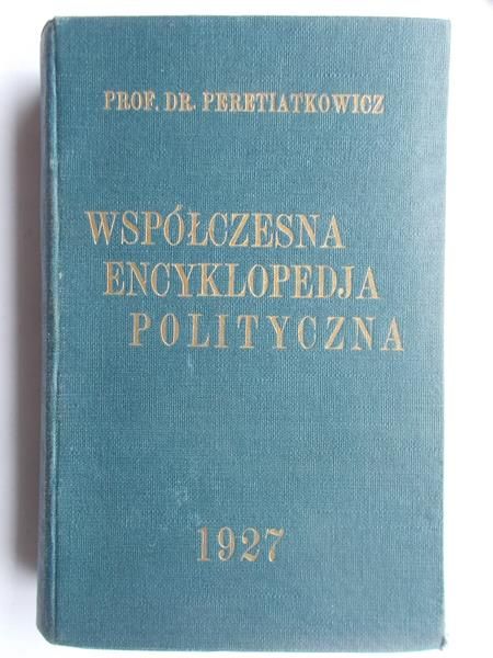 Współczesna encyklopedia polityczna, 1927 r.
