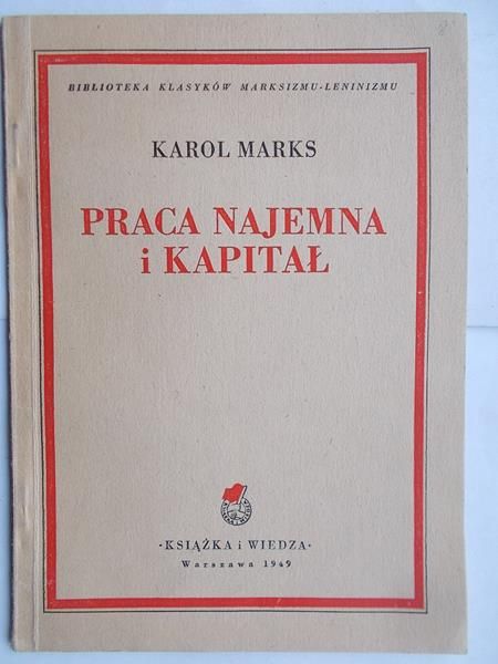 Praca najemna i kapitał, 1949 r.