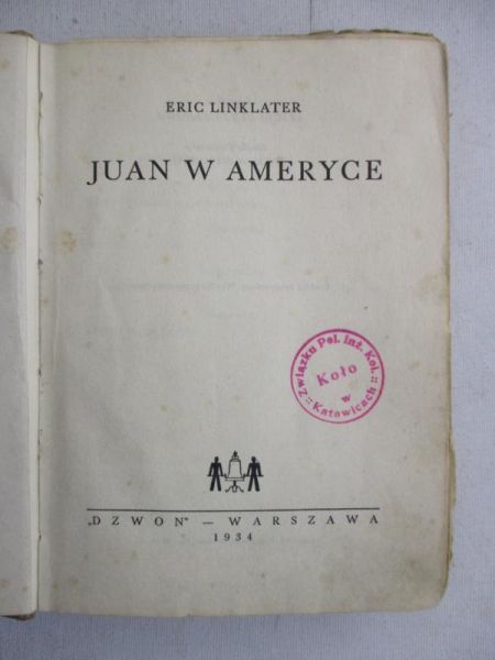 Juan w Ameryce, 1934 r.