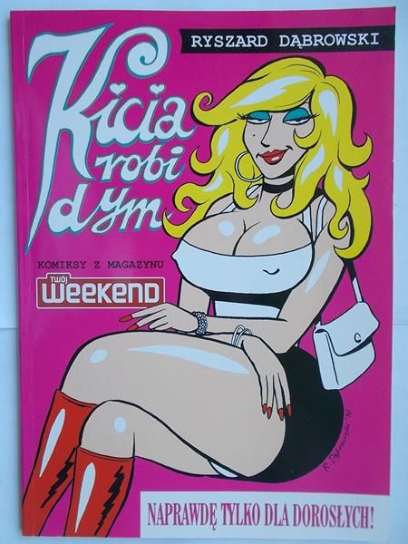Kicia robi dym