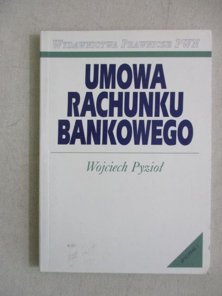 Umowa rachunku bankowego
