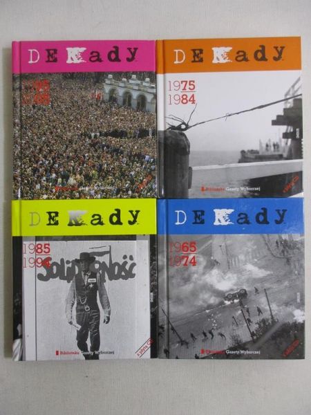 Dekady od 1965- 2005, cztery książki