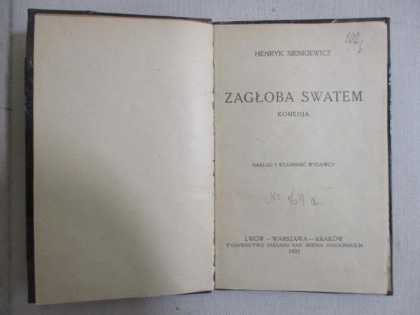 Zagłoba swatem, 1922 r.