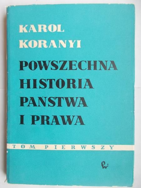 Powszechna historia państwa i prawa T.I