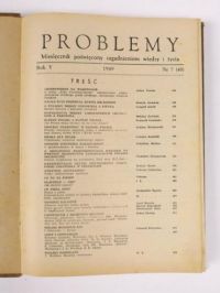 Problemy. Miesięcznik poświęcony zagadnieniom wiedzy i życia, Półrocznik 1949