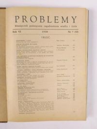 Problemy. Miesięcznik poświęcony zagadnieniom wiedzy i życia, Półrocznik 1950