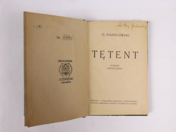 Daniłowski G.- Tętent, ok. 1916 r.