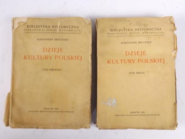Dzieje kultury polskiej, t. I-II, 1930 r.