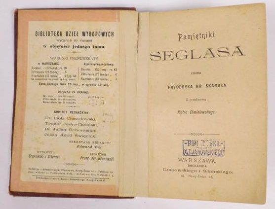 Pamiętniki Segasa, 1898 r.