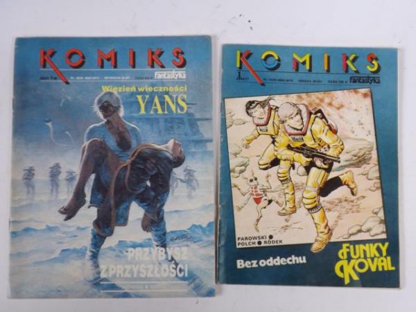 Komiks Fantastyka. Bez oddechu Przybysz z przyszłości 2 numery