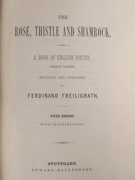 The Rose, Thistle and Shamrock, ca. 1880