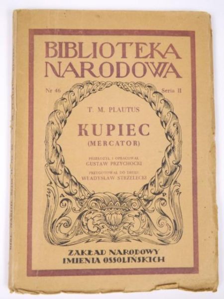 Plautus T. M. - Kupiec, BN
