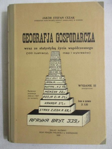 Geografia gospodarcza, 1926r.